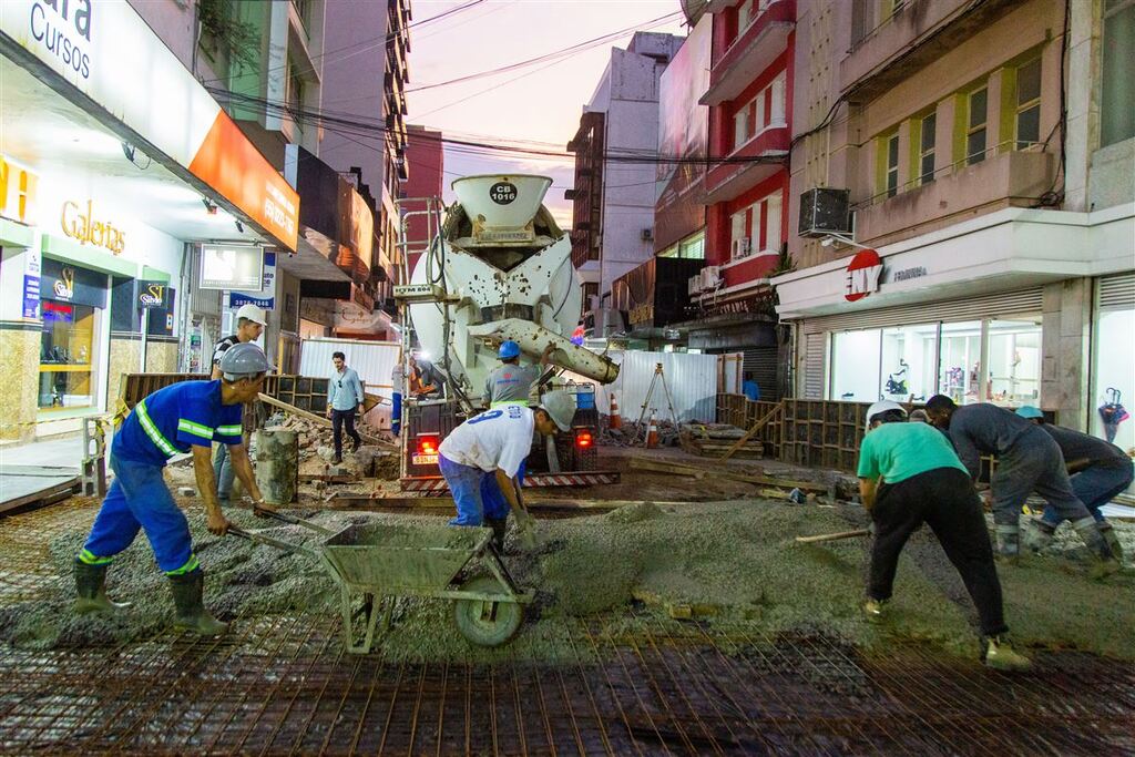 Trecho do Calçadão ficará fechado para pedestres das 17h desta sexta até às 7h do sábado