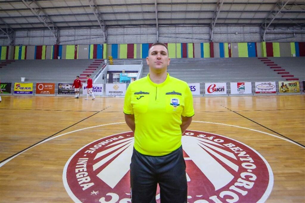 Árbitro de Santa Maria irá apitar na Taça Brasil de Futsal