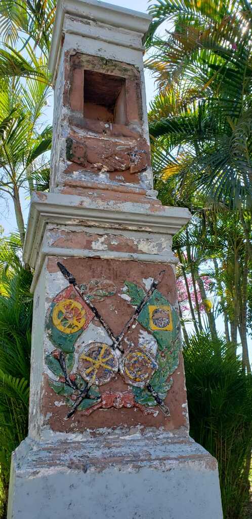 Monumento ao centenário da independência do Brasil é restaurado em São Pedro do Sul