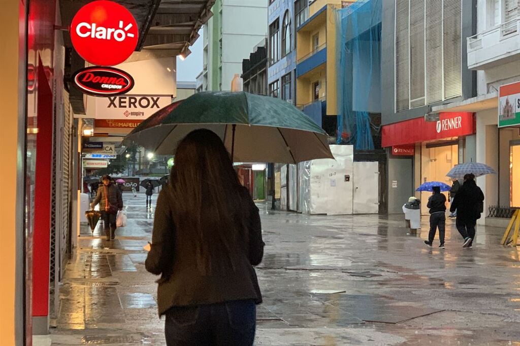 Semana começa com altos índices de umidade e possibilidade de chuva em Santa Maria