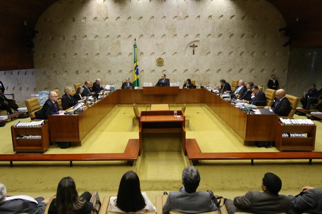 Fabio Rodrigues Pozzebom/Agência Brasil - Inicio da segunda parte da sessão de hoje (23) para julgamento sobre a validade da prisão em segunda instância do Supremo Tribunal Federal (STF).