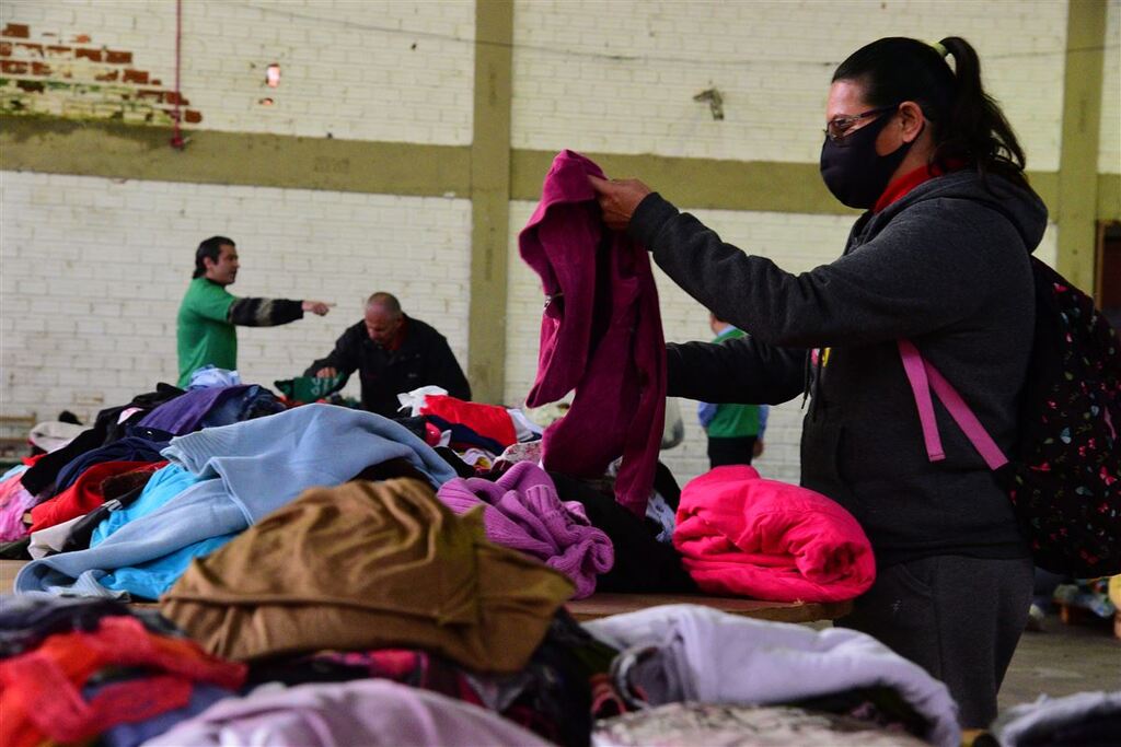 Começa a entrega de agasalhos em Santa Maria