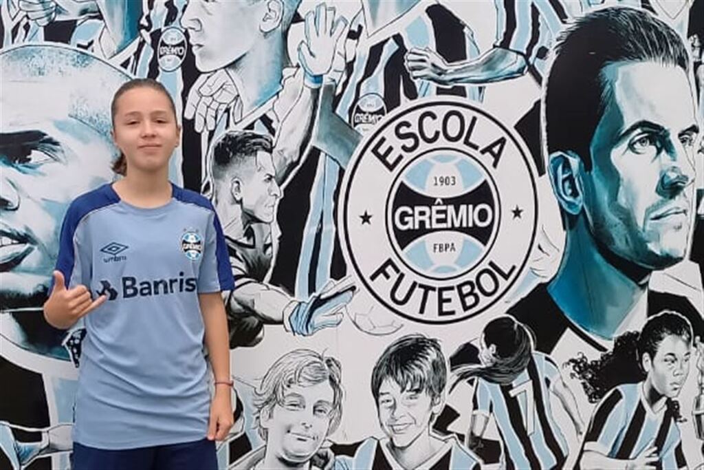 Menina revelada no Novo Horizonte jogará no sub-15 do Grêmio