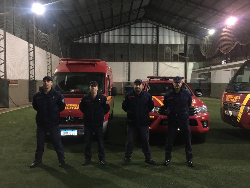 Bombeiros de Santa Maria atuaram em Tramandaí durante ciclone Yakecan