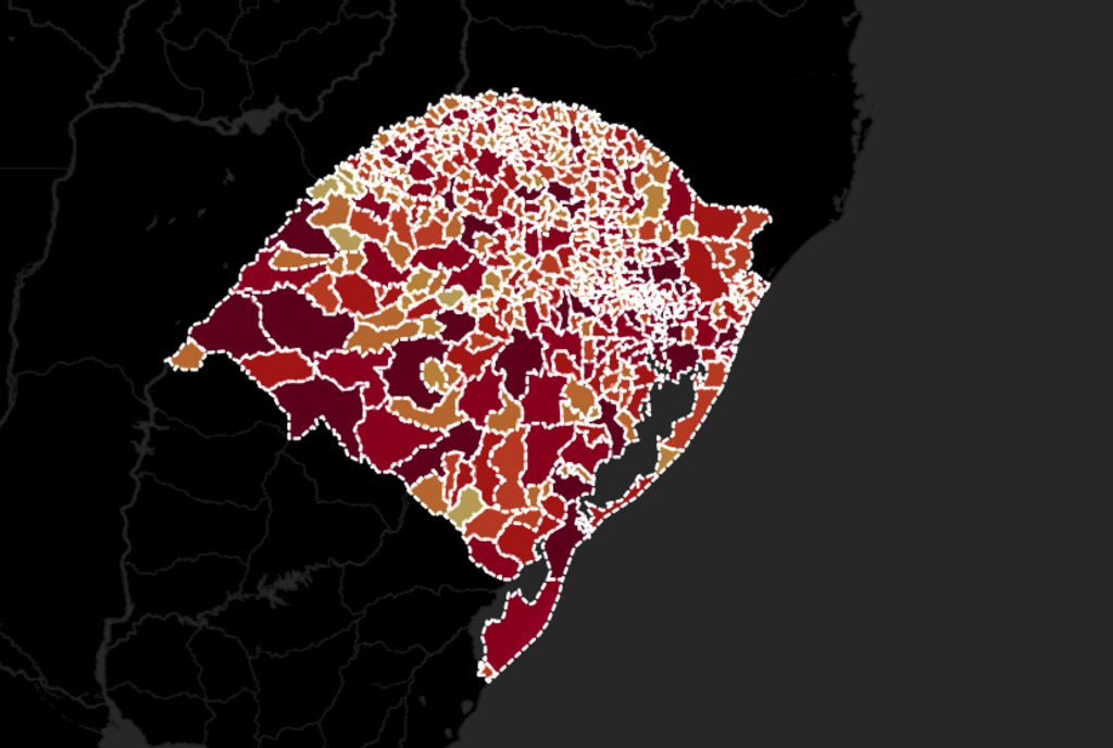 Novo boletim consta 999 novos casos e 17 mortes no RS