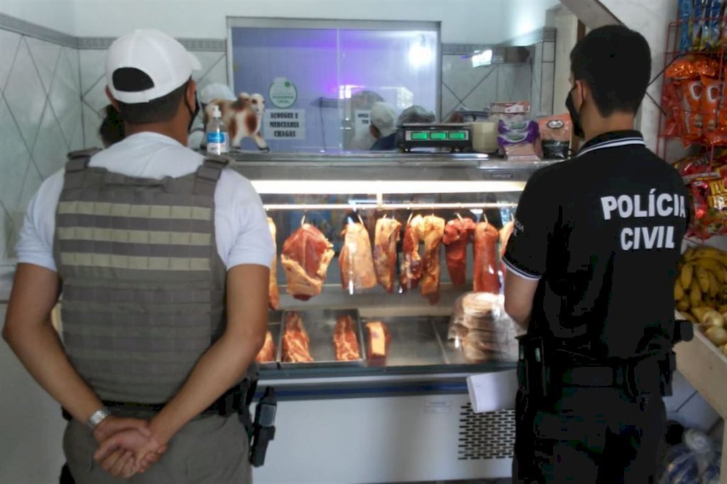 94kg de carne são apreendidos e quatro pessoas são presas em Cacequi