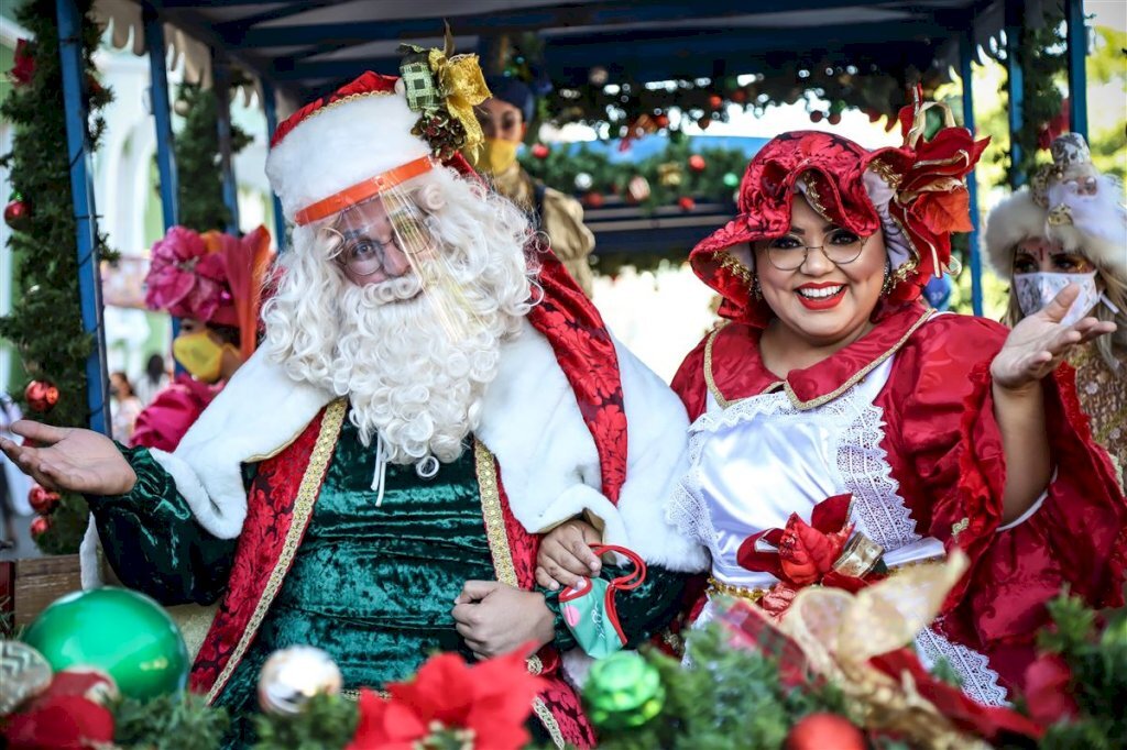 Papai Noel e ajudantes visitam Paraíso do Sul e Agudo nesta semana