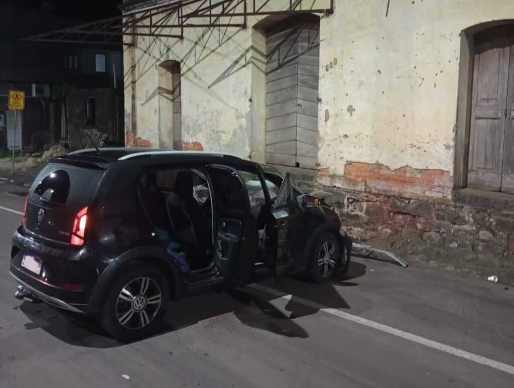 Motorista fica ferido após sofrer acidente em Faxinal do Soturno
