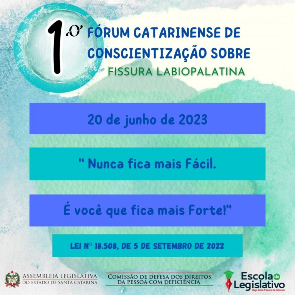 Alesc realiza 1º Fórum Catarinense de Conscientização sobre Fissura Labiopalatina