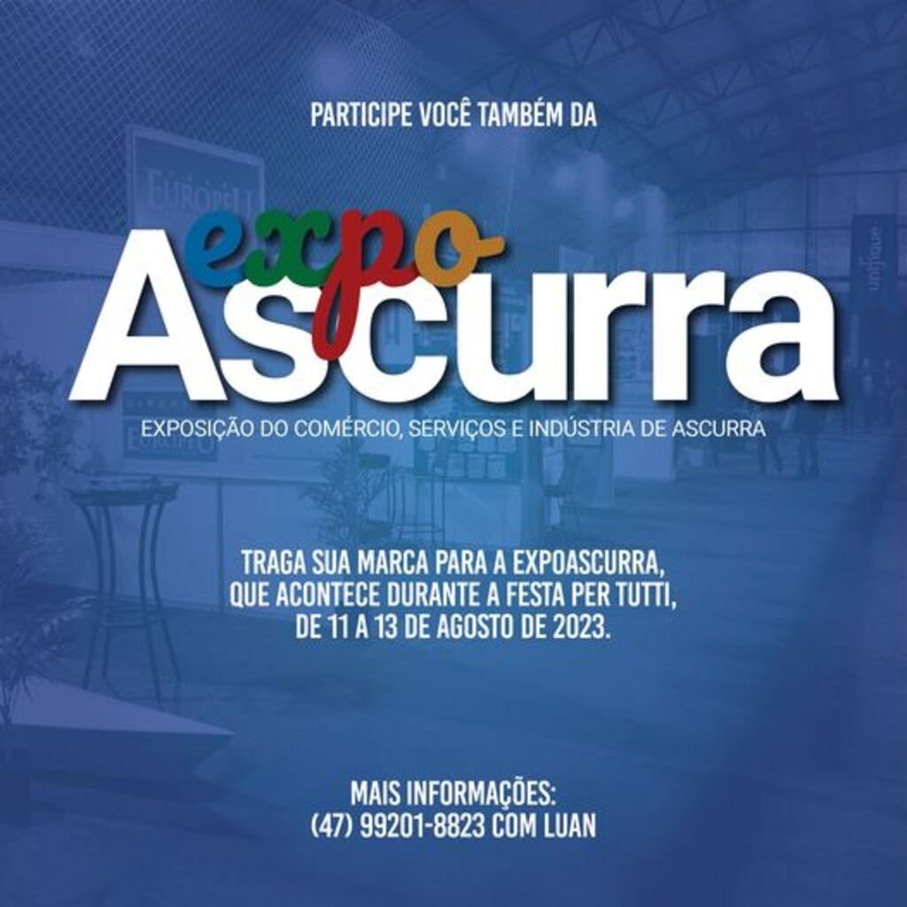 Prefeitura de Ascurra realizará a ExpoAscurra 2023