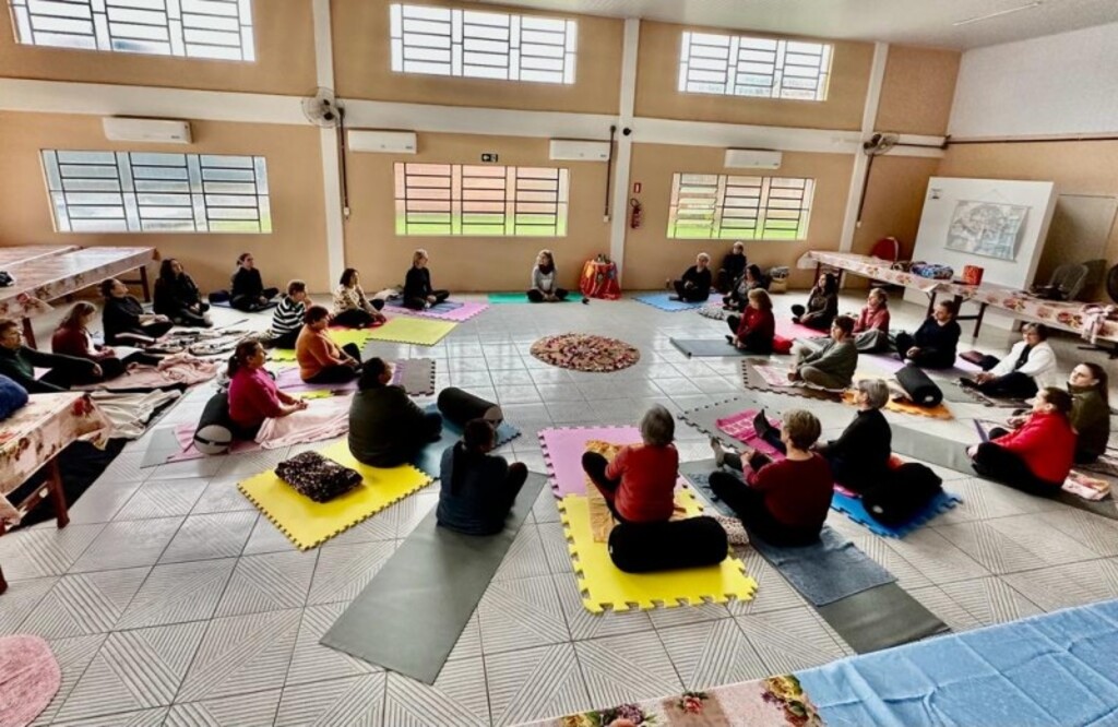 Município de Agudo realiza aula gratuita de ioga para comunidade