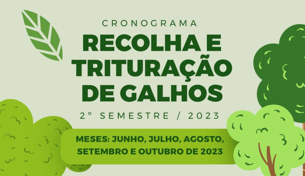 Urbanismo realiza cronograma do 2º semestre para recolha de galhos