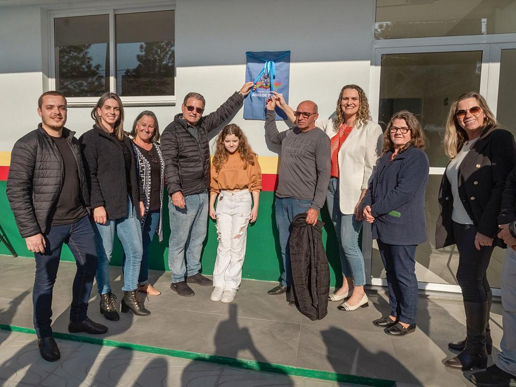 INAUGURADA A AMPLIAÇÃO DA ESCOLA MANOEL RODRIGUES DA SILVA EM PASSO DE TORRES