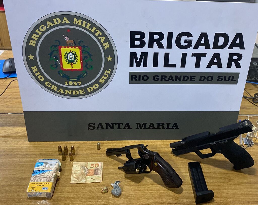 Dupla é presa com droga e armas após tiroteio no Bairro Itararé