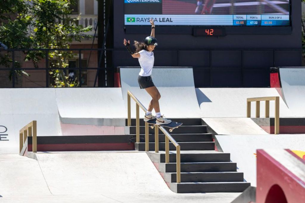 Skate street: Rayssa, Pâmela e Gabi avançam à semi do Pro Tour de Roma