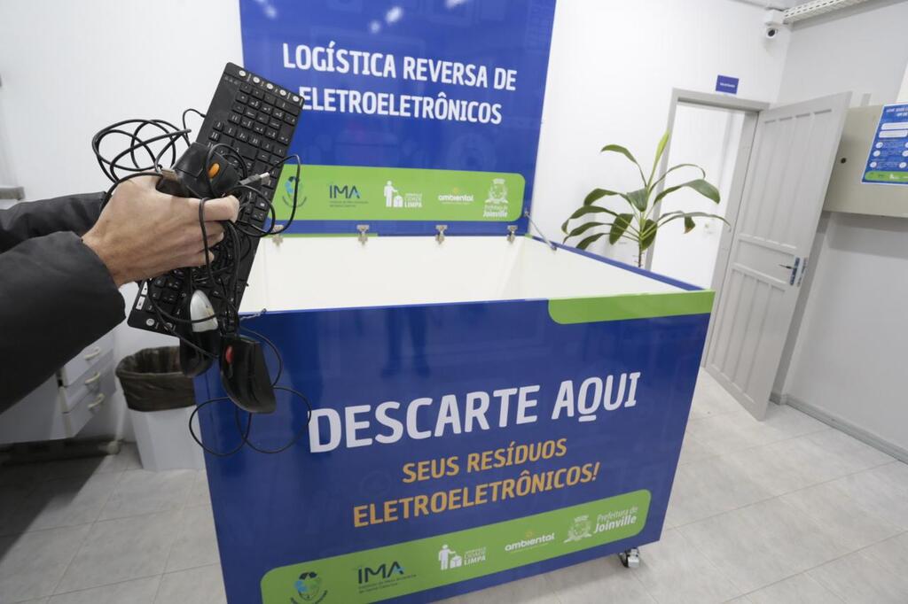 Prefeitura de Joinville instala pontos de entrega voluntária para resíduos eletroeletrônicos