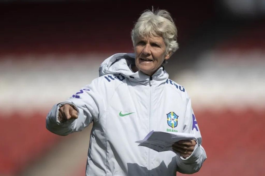  - Pia Sundhage, técnica da seleção brasileira feminina — Foto: Thais Magalhães/CBF