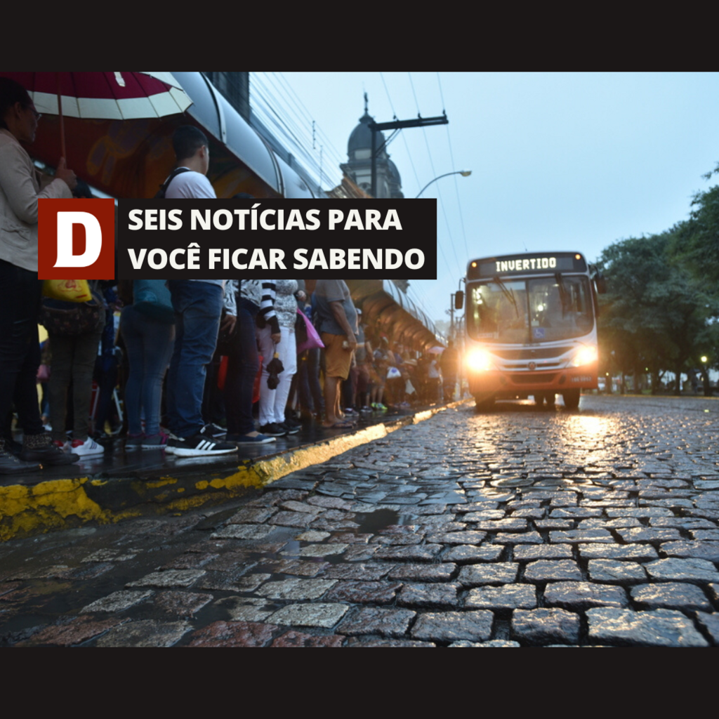 Paradas de ônibus da Avenida Rio Branco terão inversão no embarque a partir desta quarta-feira e outras 5 notícias 