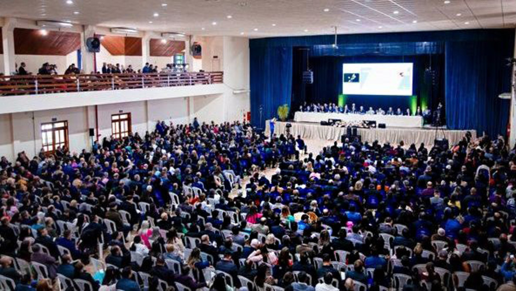 EVENTO EVANGÉLICO LOTA CENTREVENTOS EM PIRATUBA EM ASSEMBLEIA DE PASTORES DE SANTA CATARINA E PARANÁ