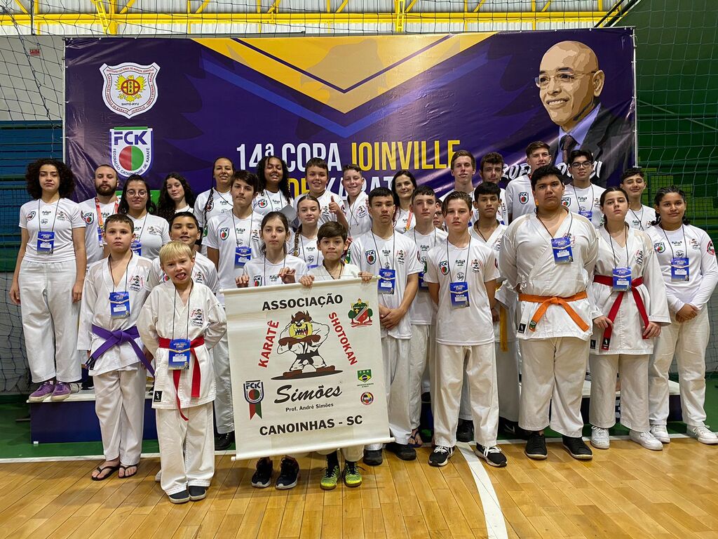 Três karatecas canoinhenses vencem na 14ª Copa Joinville