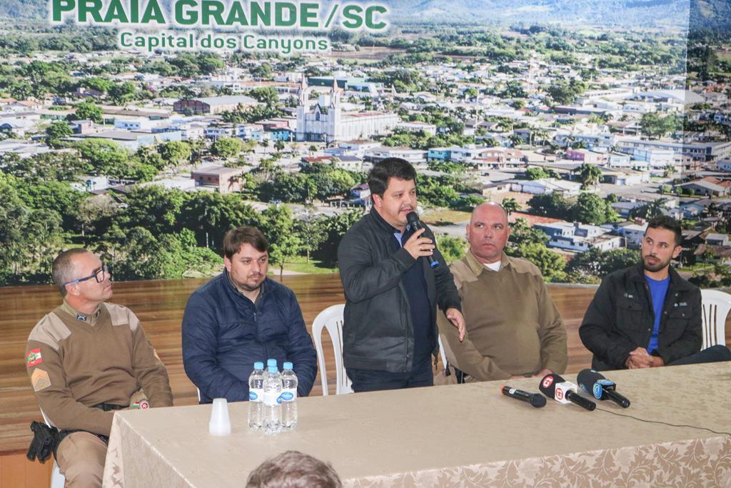 POLÍCIA MILITAR DE SANTA CATARINA REALIZA EM 
PRAIA GRANDE O LANÇAMENTO DA OPERAÇÃO INVERNO 2023