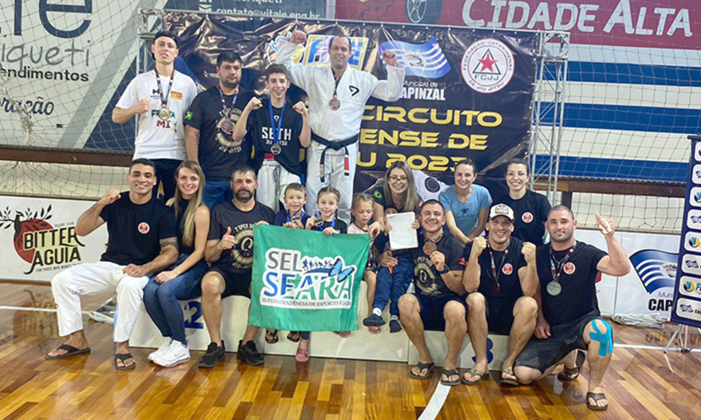  - No último fim de semana a equipe Seth Jiujitsu Seara esteve em ação na 3ª etapa do Circuito Catarinense de Jiu-jitsu