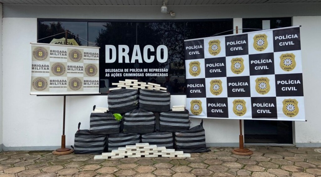 Divulgação PC - De acordo com a Draco, drogas seriam distribuídas por todo o Rio Grande do Sul.