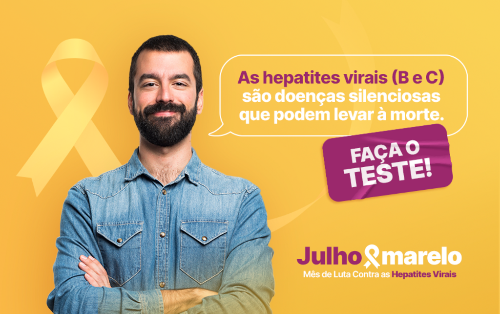 Saúde alerta para importância da testagem para diagnóstico precoce e tratamento das hepatites virais