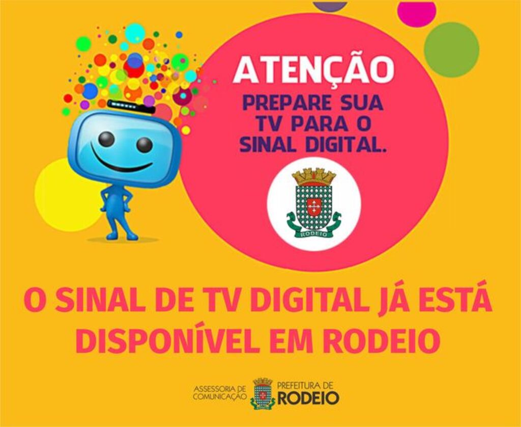 Sinal de TV digital já está disponível em Rodeio!