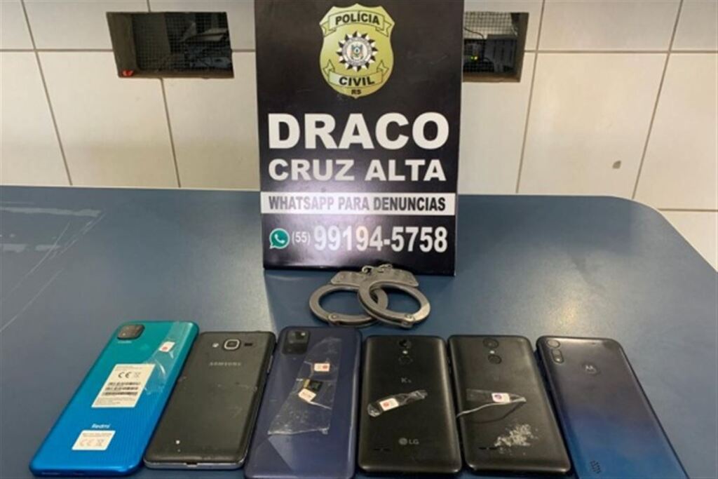 Dois suspeitos de roubos a estabelecimentos comerciais são presos em Cruz Alta