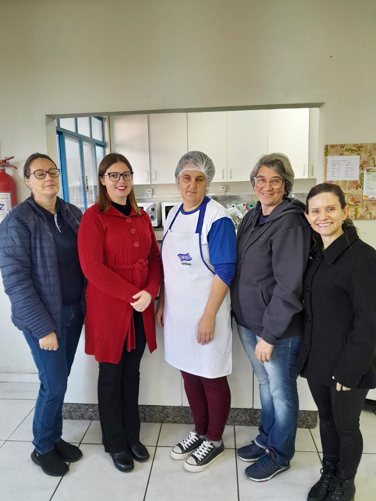 CONSELHO DE ALIMENTAÇÃO ESCOLAR (CAE) VISITA ESCOLA E CMEI DE CAPINZAL