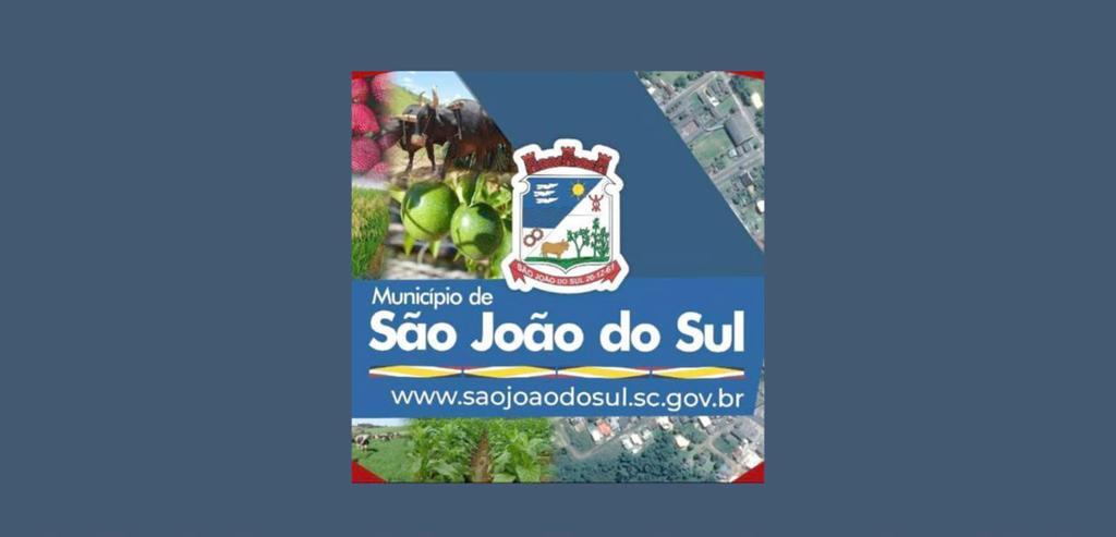 PREFEITURA DE SÃO JOÃO DO SUL ESTARÁ ATENDENDO EM 
EXPEDIENTE INTERNO DE 10 A 14 DE JULHO