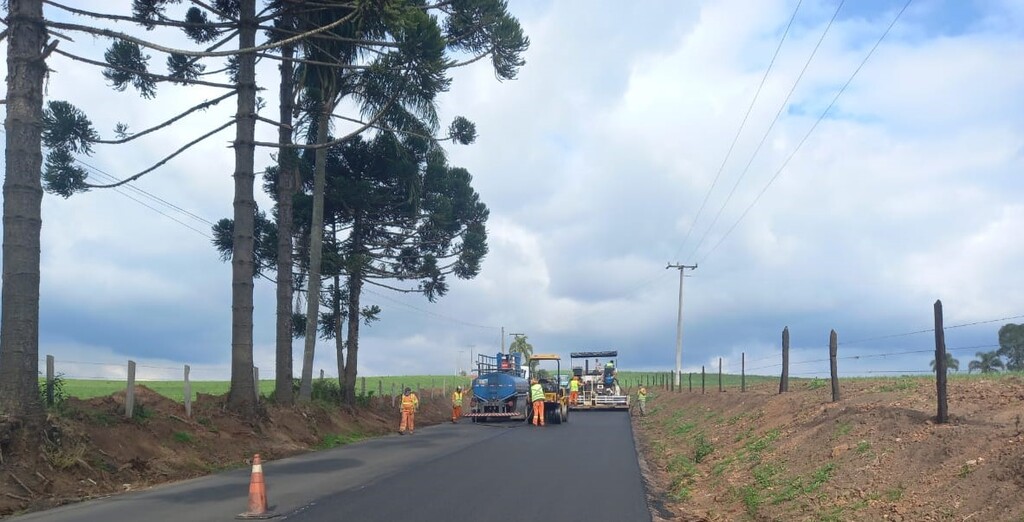 Avançam obras de restauração da SC-340 no Norte de SC