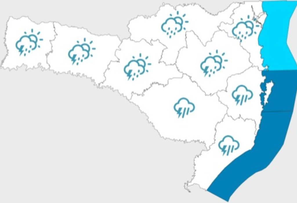 Defesa Civil alerta para a possibilidade de temporais no Extremo Oeste