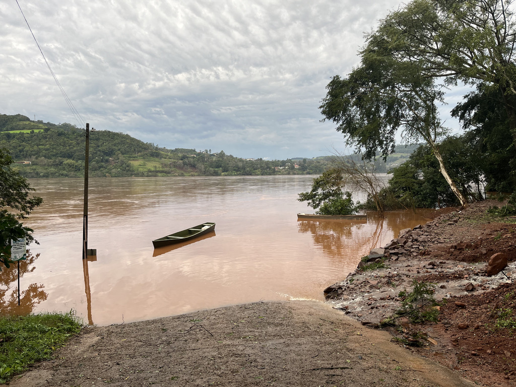 Rio Uruguai chega a 6,30 metros em Itapiranga