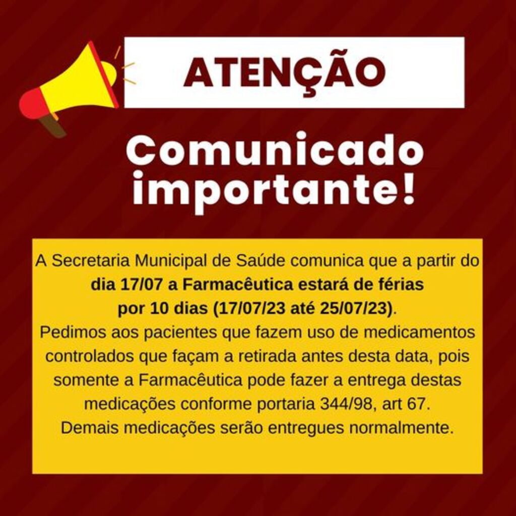 Recesso da farmacêutica