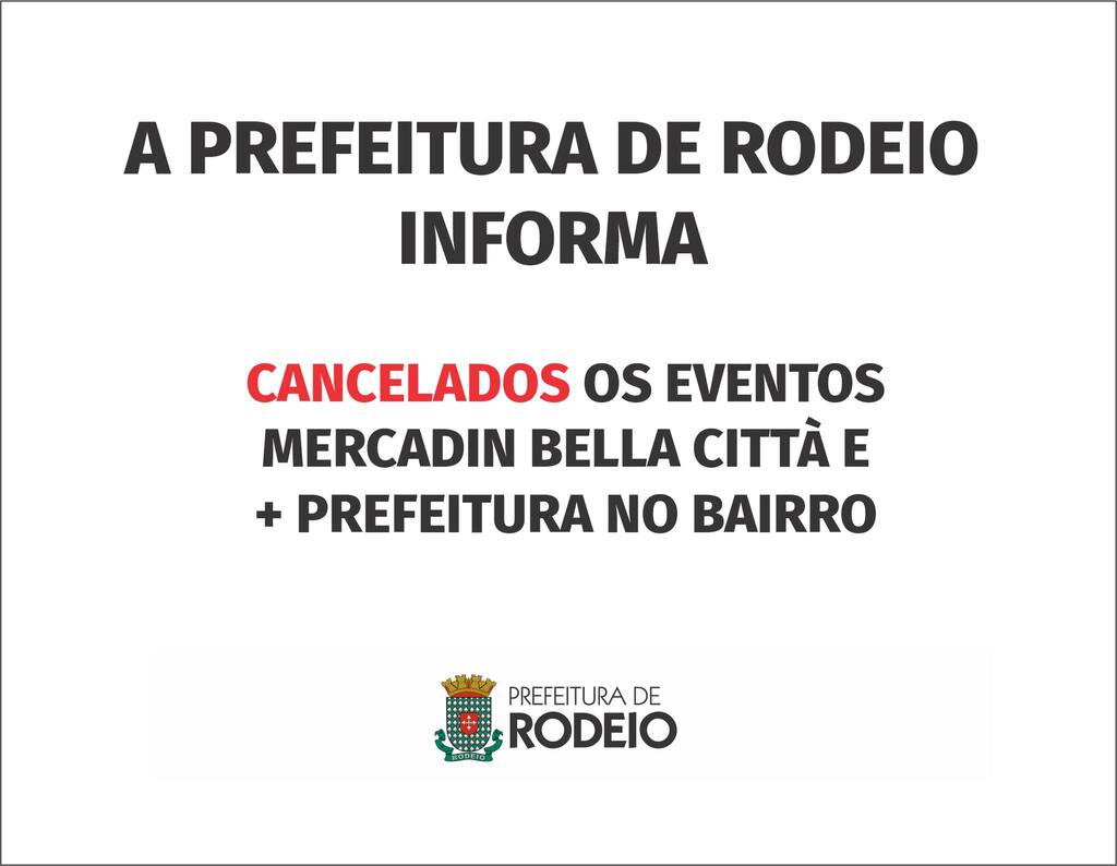 Cancelamento de Eventos devido às Condições Climática