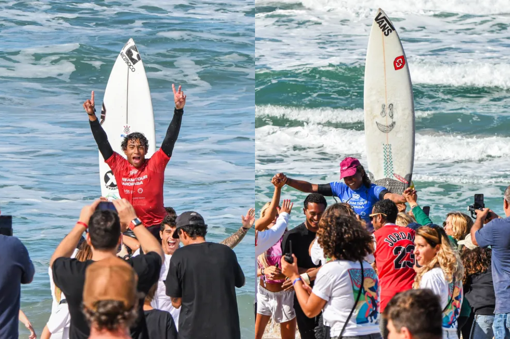  - Yanca Costa e Cauã Gonçalves vencem a segunda etapa do Dream Tour, em Garopaba Foto: David Castro