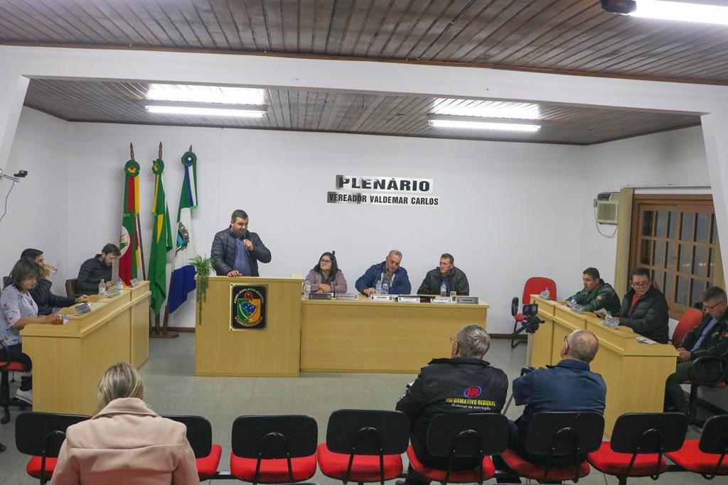 CÂMARA DE VEREADORES REALIZA A ÚLTIMA SESSÃO 
ORDINÁRIA ANTES DO RECESSO PARLAMENTAR EM MORRINHOS DO SUL