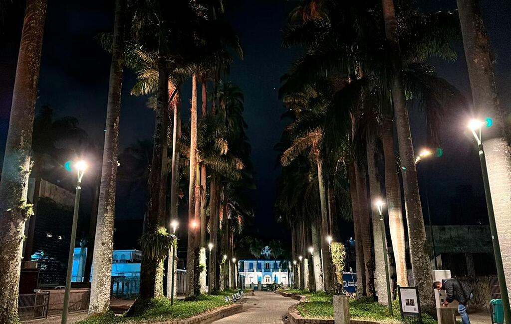 Rua das Palmeiras conta com nova iluminação em LED