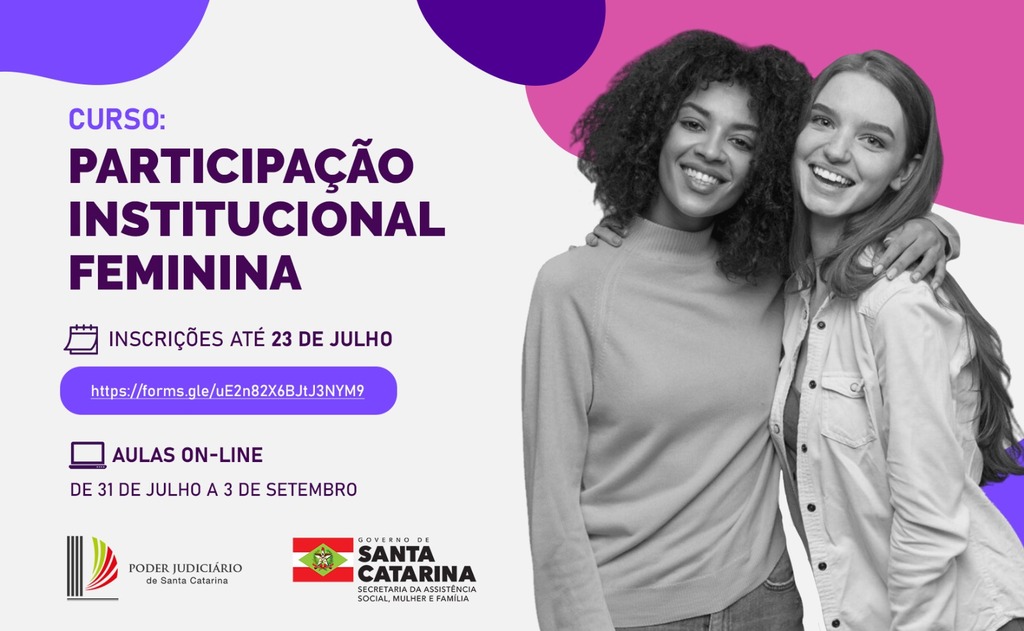 Assistência Social e TJSC vão capacitar profissionais sobre participação feminina institucional