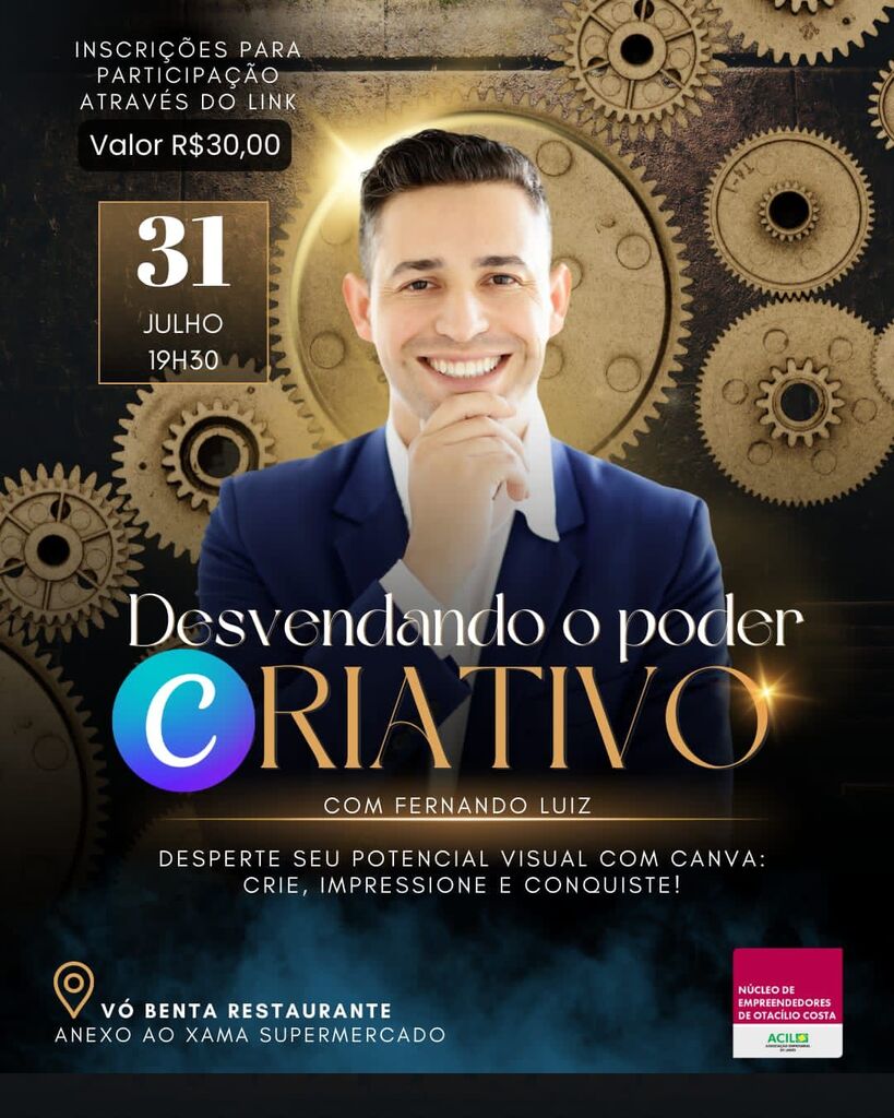 Núcleo de Empreendedores realizará curso sobre o Canva