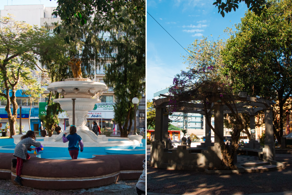 Chafariz e coreto da Praça Saldanha Marinho completam 88 anos neste domingo