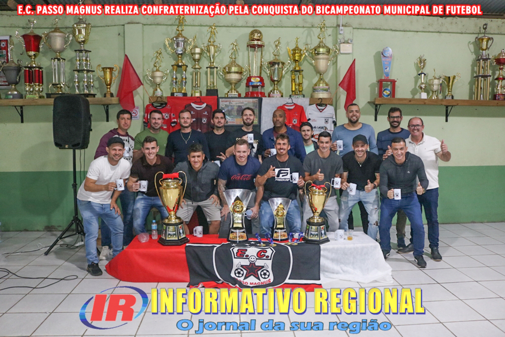 E.C. PASSO MAGNUS REALIZA CONFRATERNIZAÇÃO PELO BICAMPEONATO MUNICIPAL DE FUTEBOL DE SÃO JOÃO DO SUL