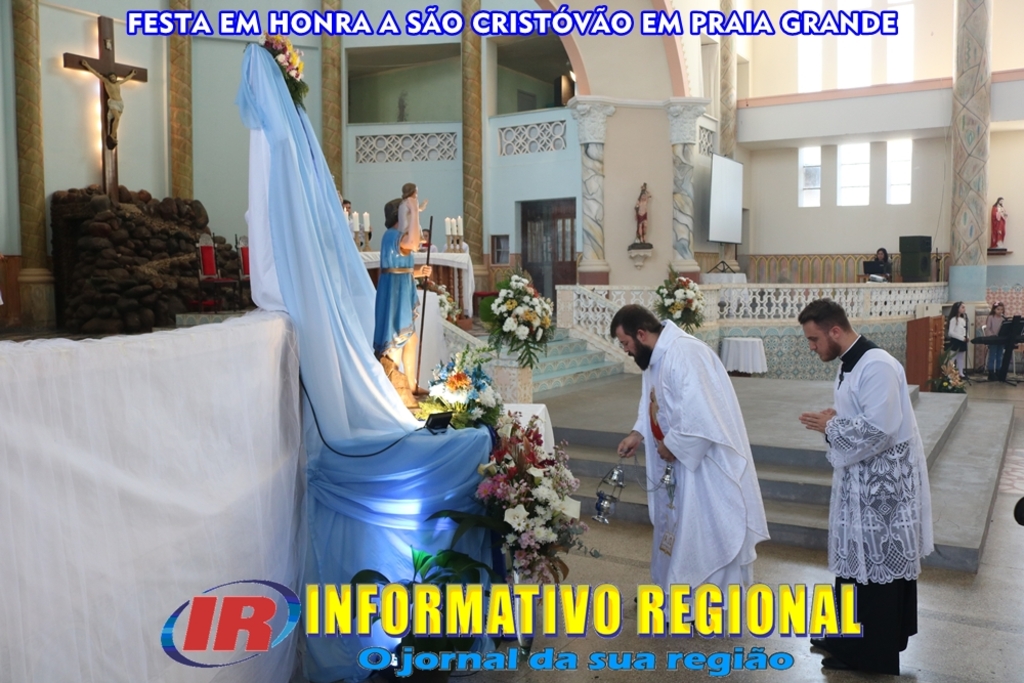 FESTA EM HONRA A SÃO CRISTÓVÃO EM PRAIA GRANDE