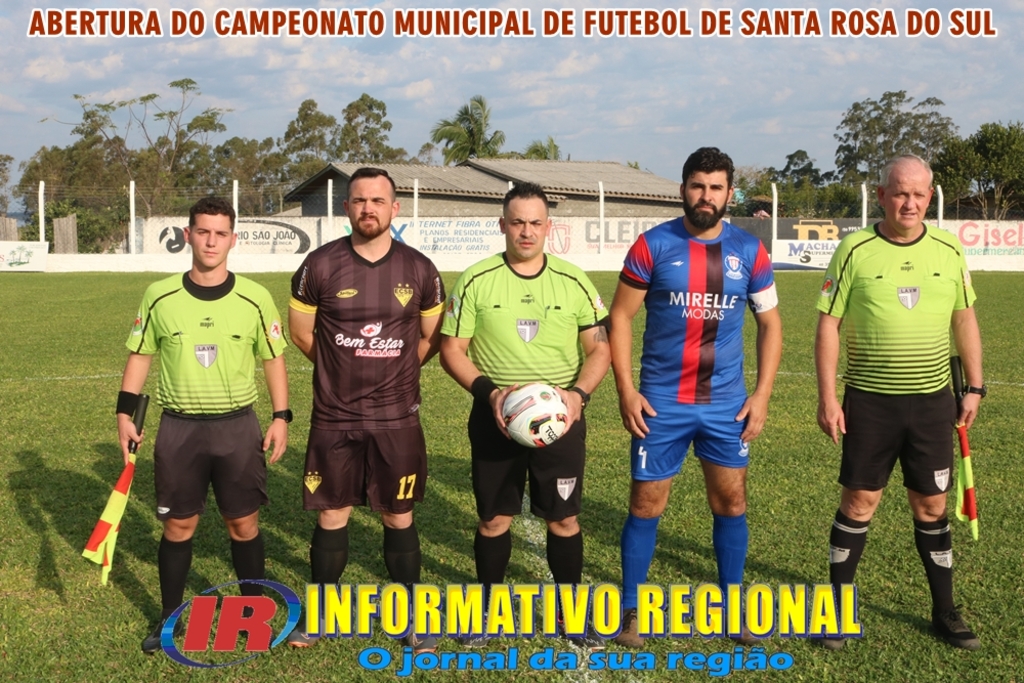 INICIA O CAMPEONATO MUNICIPAL DE FUTEBOL DE SANTA ROSA DO SUL