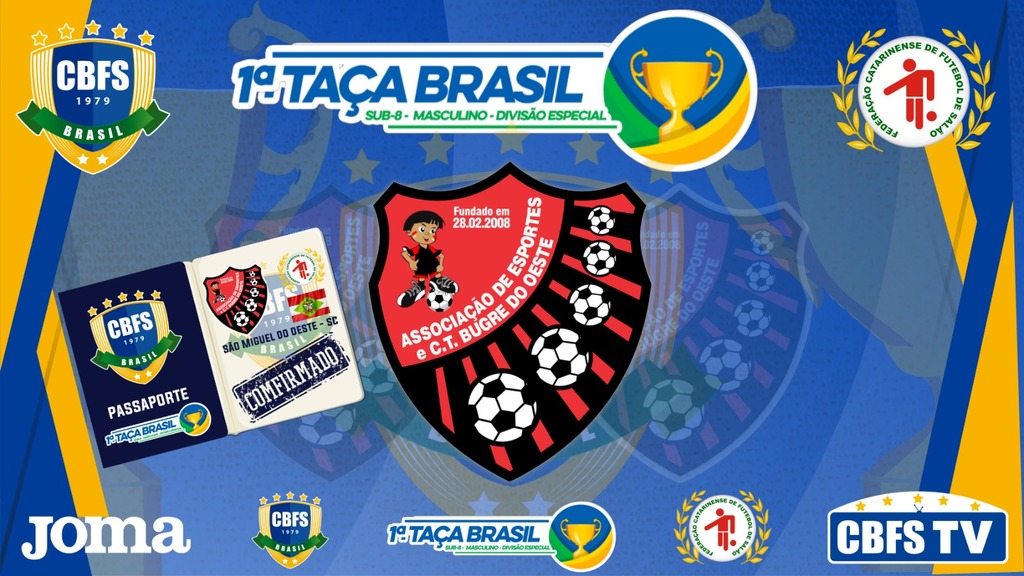 Bugre do Oeste representará SC na Taça Brasil de Futsal