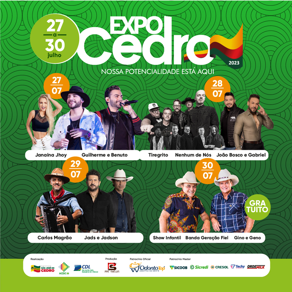 ExpoCedro 2023 inicia nesta quinta-feira