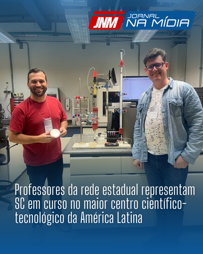 Professores da rede estadual representam SC em curso no maior centro científico-tecnológico da América Latina