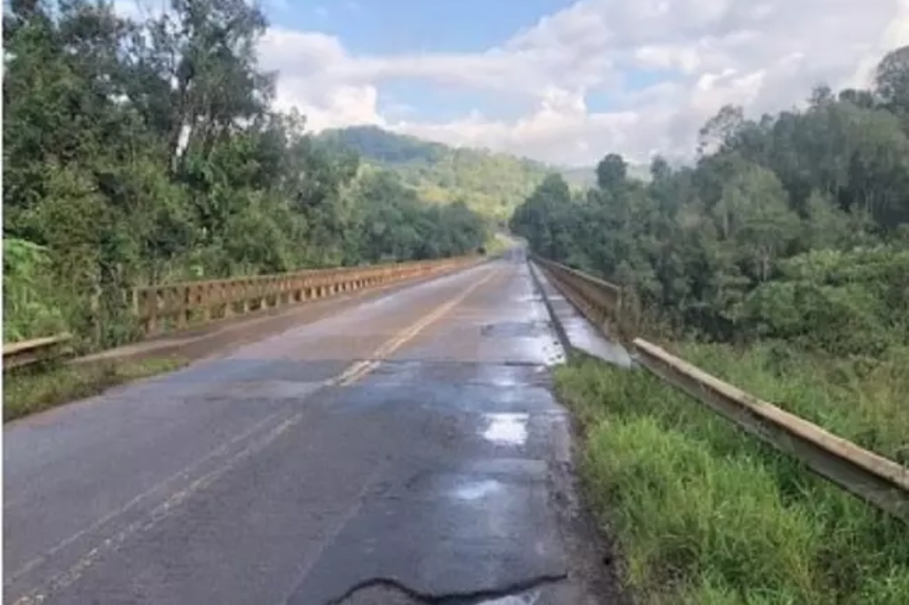  - Ponte sobre rio Irani na SC-155 – Foto: FIESC/Divulgação